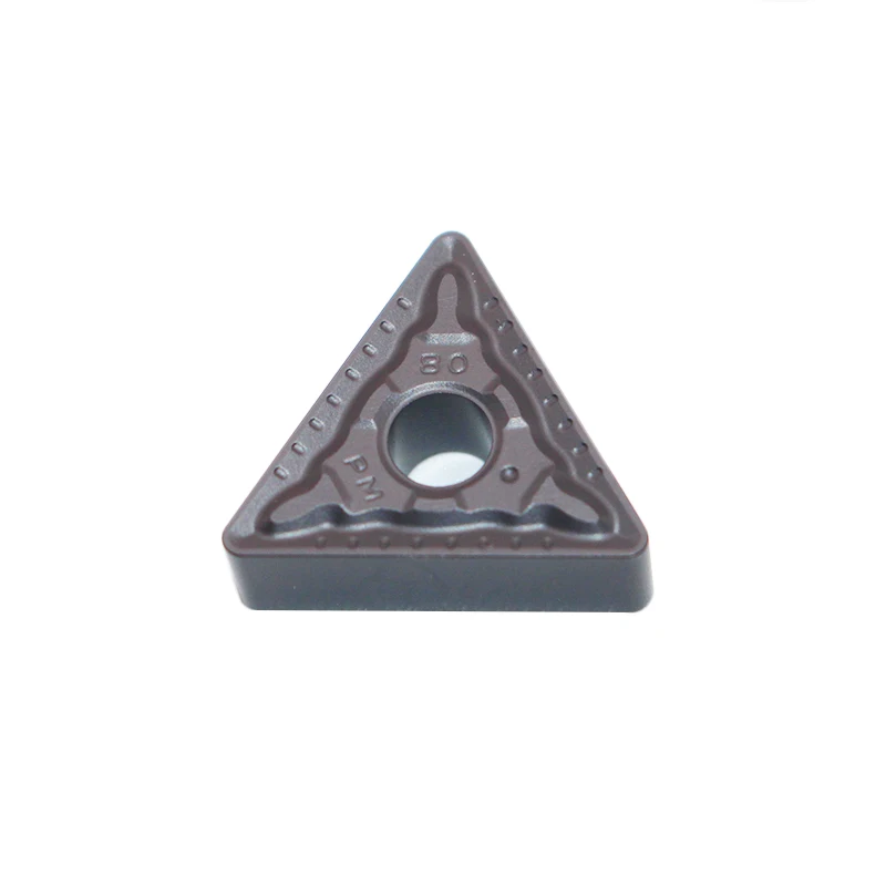 Herramienta de corte de máquina de torno, accesorio TNMG080404 PM YBC252, inserción de carburo, aleación dura, hoja de cuchillo de torneado externo TNMG080408 YBC251CNC, 10 piezas