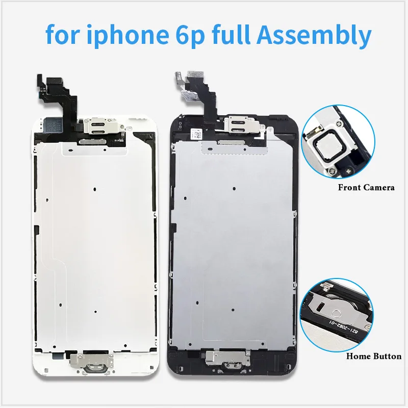 AAAA Quality Full Assembly LCD Screen For iPhone 6plus A1524 A1522 A1593 Replacement Touch Digitizer Pre-assembled Display LCD