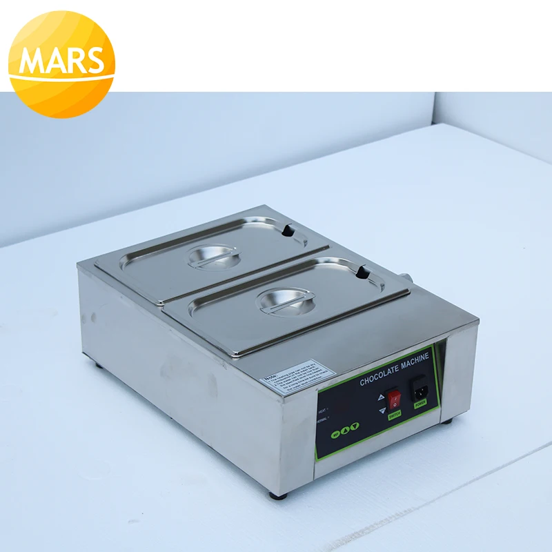 MARS edelstahl Schokolade schmelzen maschine Tabelle Top Schokolade Anlassen Maschine Sauce Wärmer für Kommerziellen Verwendet