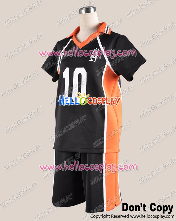 Haikyu Cosplay Juvenile The 10th Ver Uniform Costume H008 cotton+polyster