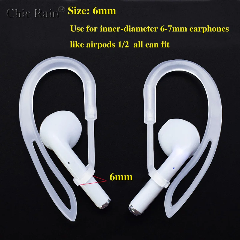 Bluetooth Kopfhörer silikon Ohrbügel für airpods 1/2 earpods Schleife Clip Headset Ohr Haken Ersatz Kopfhörer Zubehör