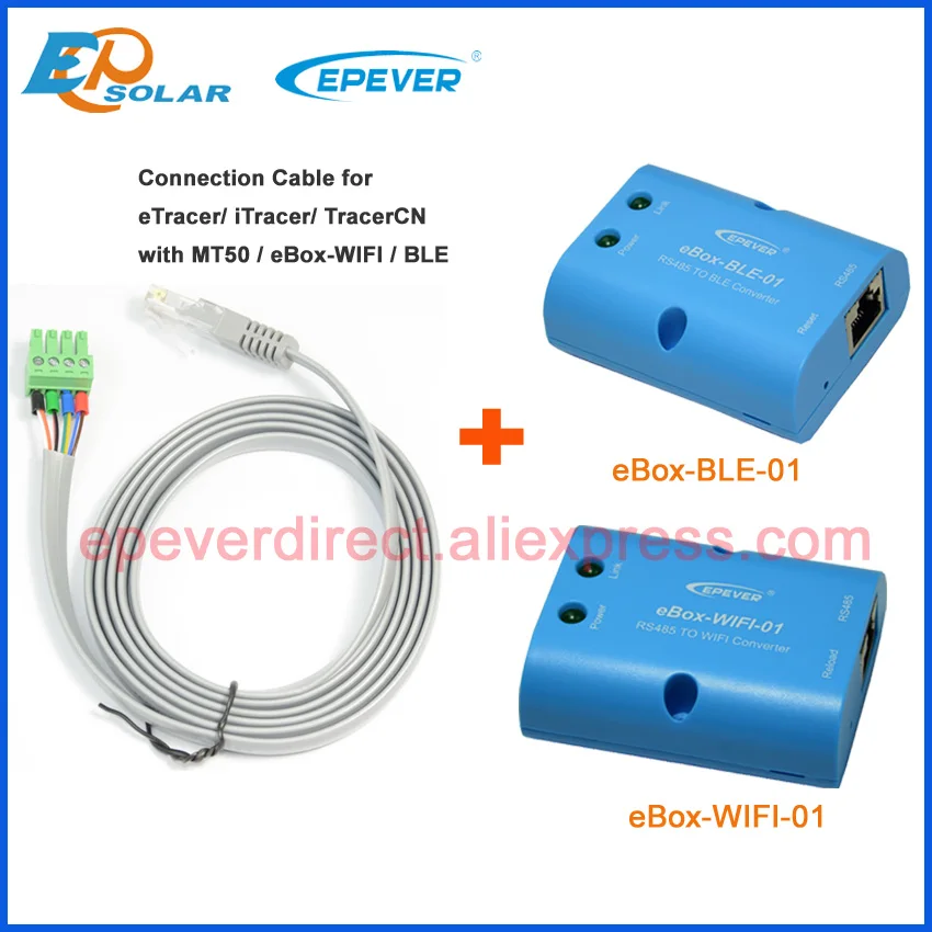 CC-RJ45-3.81-150U Connection cable for EPEVER solar controller IT ET series and CN series with MT50 remote meter eBOX-wifi/BLE