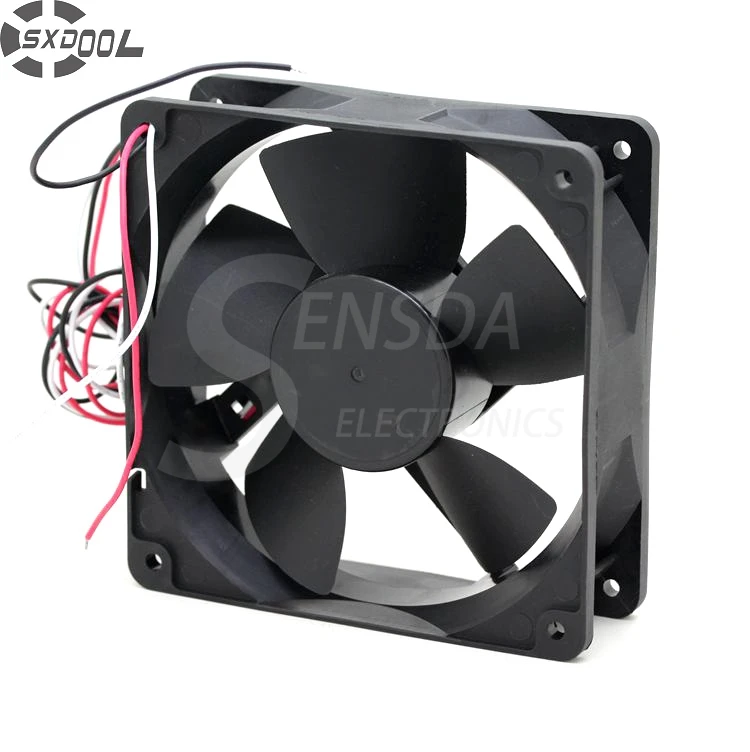 

SXDOOL 120mm Cooler 12038 FD481238MB 48V 0.15A Dual Ball Bearing Cooling Fan Blower