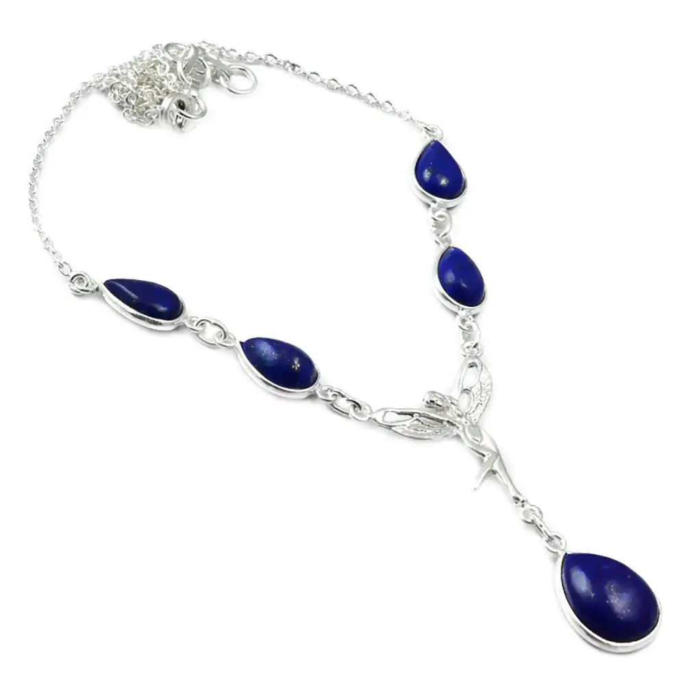 

Ожерелье Genunie Lapis Lazuri, серебро, 45,5 см, MHBNE0131
