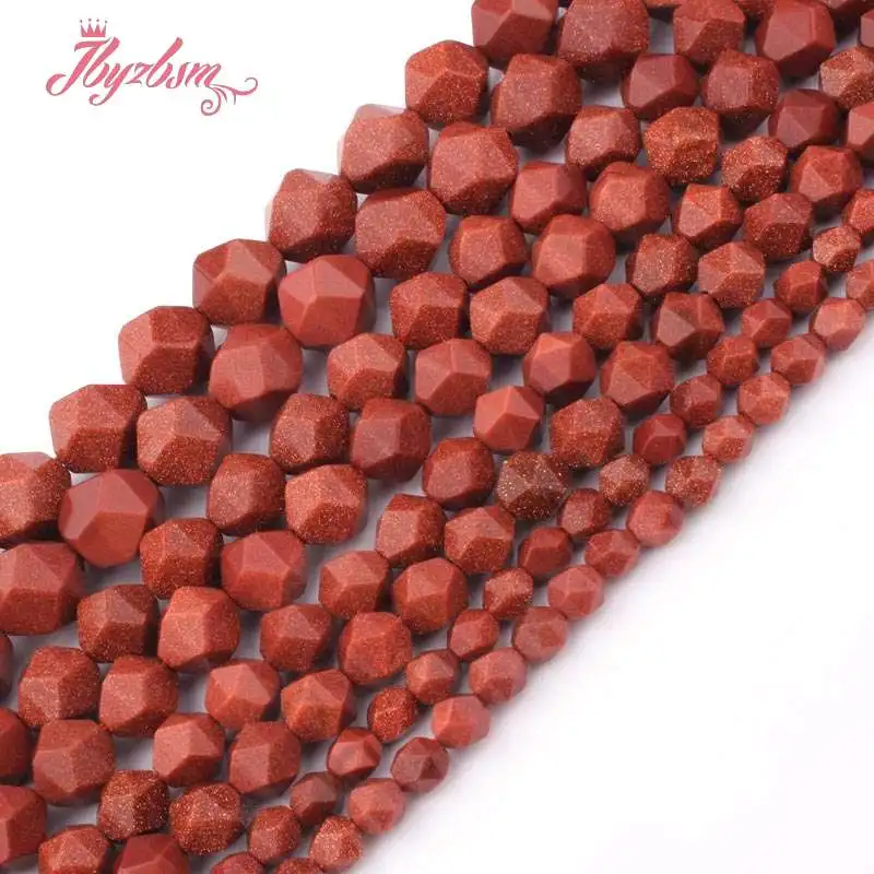 

6,8,10,12mm Faceted Red Sandstone Beads Natural Stone Beads For DIY Necklace Bracelet Earring Jewelry Making 15" Free Shipping