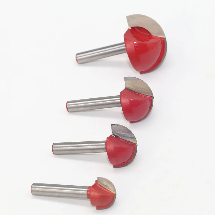 6mm Shank CNC tools solid carbide round nose Bits Round Nose Cove Core Box Router Bit Shaker Cutter Tools For Woodworking