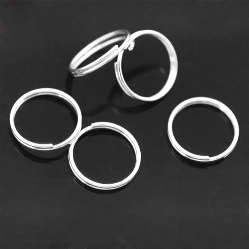 DoreenBeads 300 PCs 실버 컬러 이중 루프 오픈 점프 링 직경 12mm 결과 (B04159), 이우