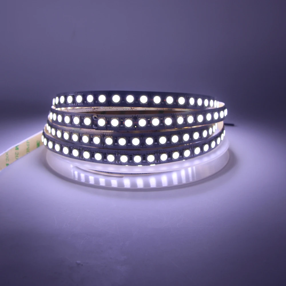 120led/m LED Strip Light tape 24V 12V 5050 5054 SMD White Warm White 1m 2m 3m 4m 5m waterproof For Ceiling Counter Cabinet Light