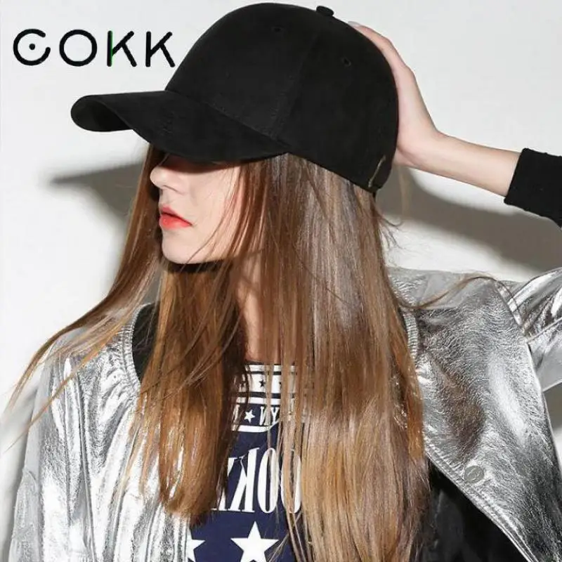 COKK High Quality 100% Cotton Baseball Cap Men Snapback Hats For Women Hip Hop Cap Dad Hat Gorras Male Female Casquette Bone Hot