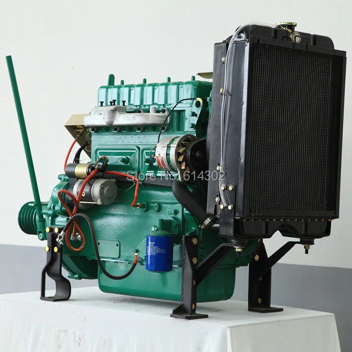 Weifang ZH4102P 44kw 60Hp 2000rmp fixed power Ricardo Diesel engine with clutch connecting