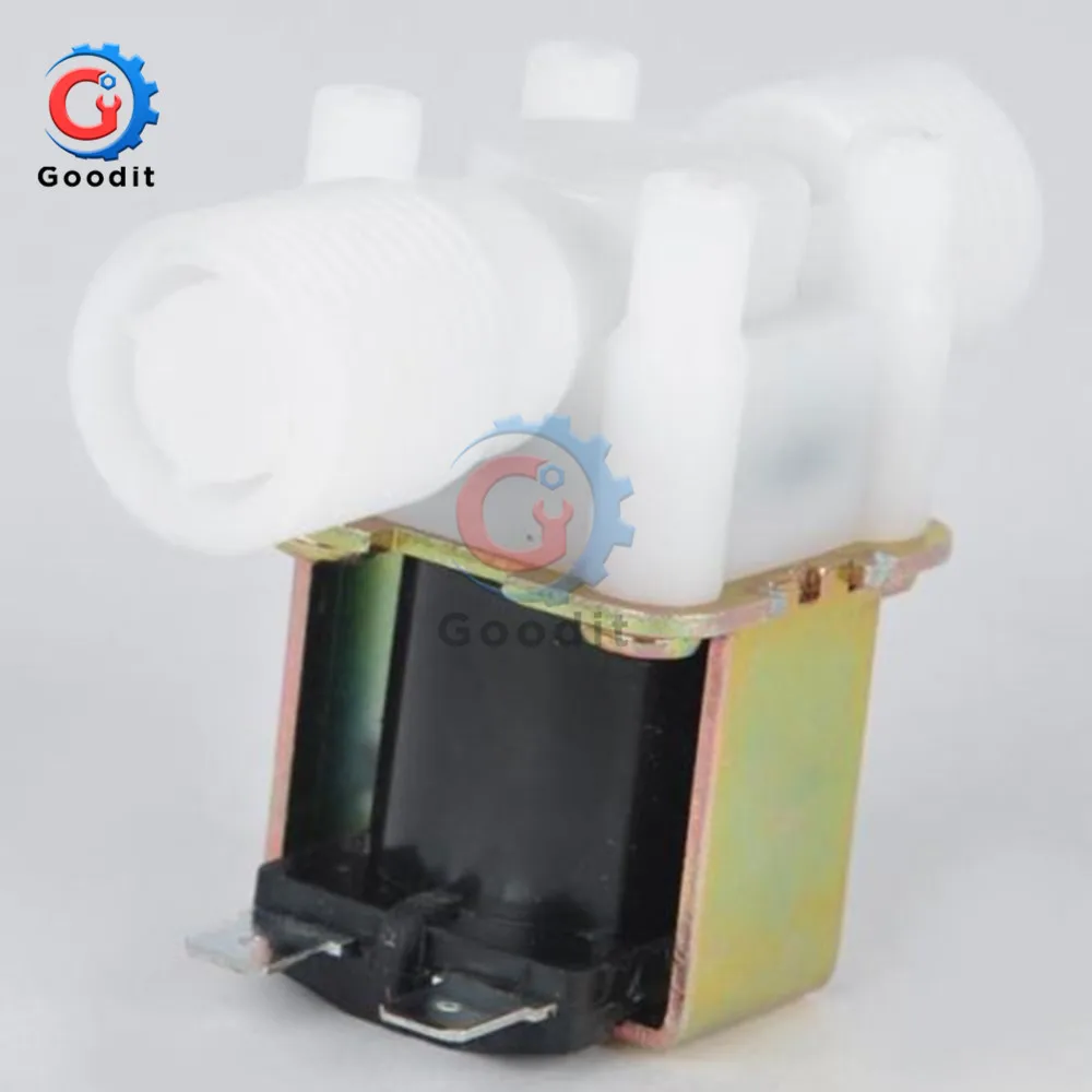 DC 12V / AC 220V Sensor Switch Electric Solenoid Valve Magnetic N/C Water Air Inlet Flow Switch Valve