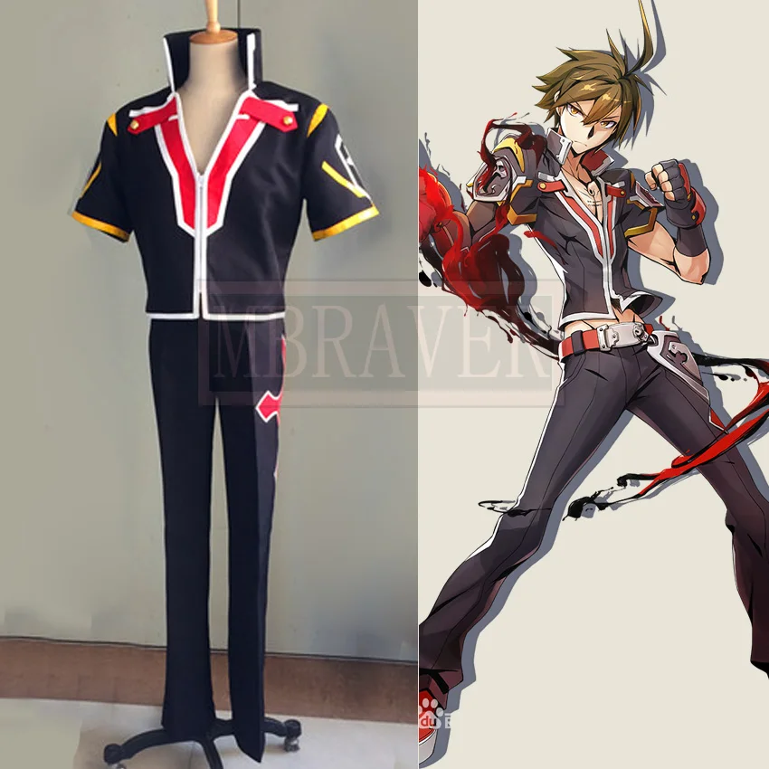 

Anime blazblue Naoto Kurogane Cosplay Costume Custom made