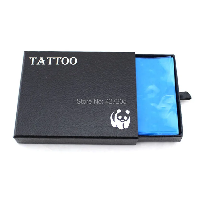 

Safety 200pcs/box Transparent Blue Disposable Hygiene Tattoo Machine Gun Cover Bags Supply