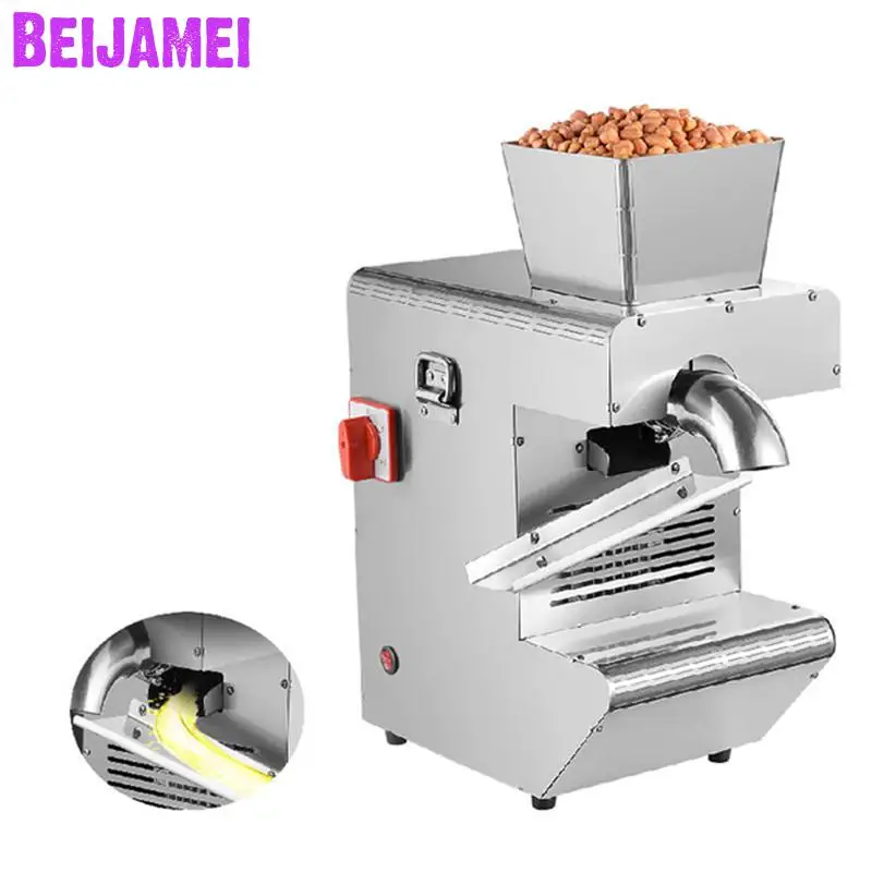 BEIJAMEI Hot Cold Oil Pressers Electric Sesame Oil Extraction Machine Peanut Oil Squeezer Making Machine Press For Oil