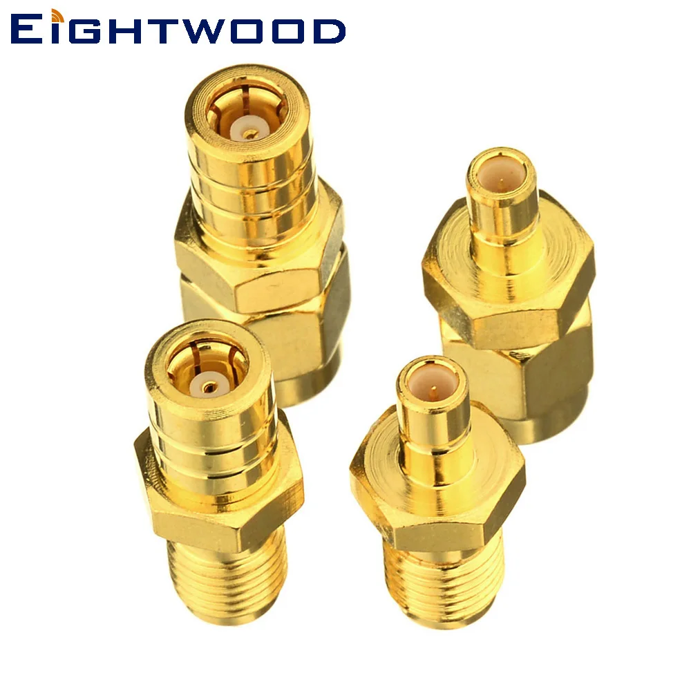 Eightwood Car Satellite Radio Coaxial Adapter SMA to SMB Male Female Connector Kit for SIRIUS XM DAB Radio Antenna Pigtail Cable