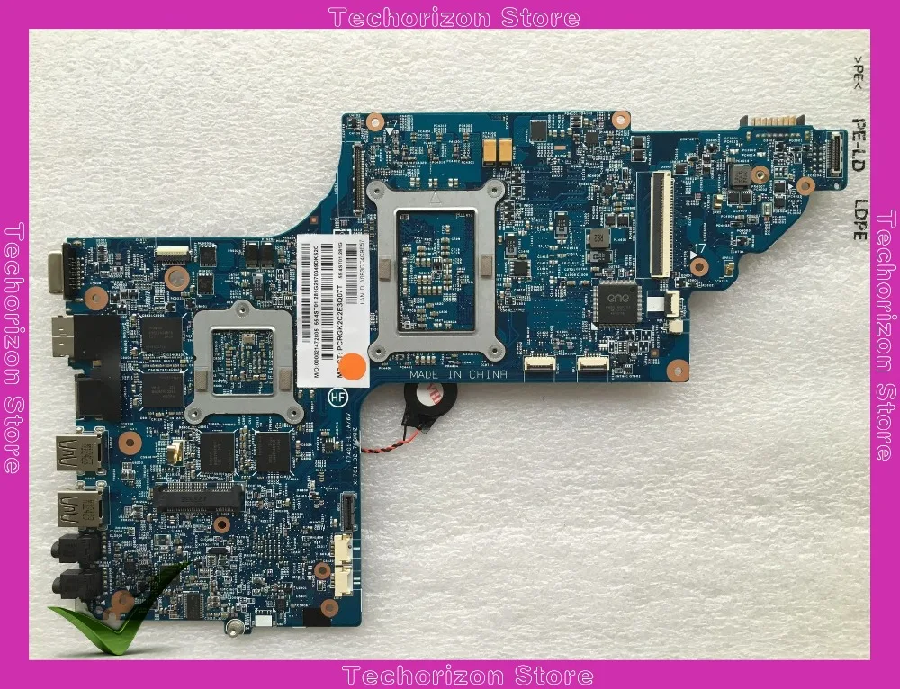 Imagem -02 - para hp Envy Dv67000 Dv6t-7200 Dv6t-7300 Dv6t Dv6 Placa-mãe Hm77 Chipconjunto 650m 2g Testado Trabalho 682174001 682174501