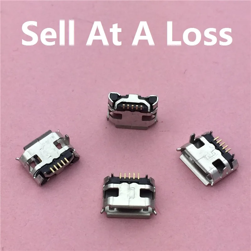 10 sztuk G27 Micro USB 5pin Jack żeńskie gniazdo G27 złącze OX Horn kręcone usta do ładowania ogona telefon komórkowy sprzedam ze stratą USA — zdjęcie 3