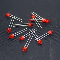 Ledタワーランプ,2mm,100個,ダイオードランプ,2mm,赤