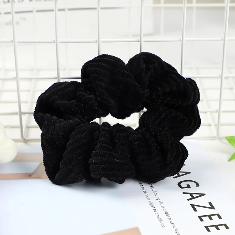 جديد المخملية توك شعر المرأة إكسسوارات الشعر مخطط Scrunchie ل بالجملة مطاطا العصابات الشعر ذيل حصان حامل Gumki تفعل Wlosow