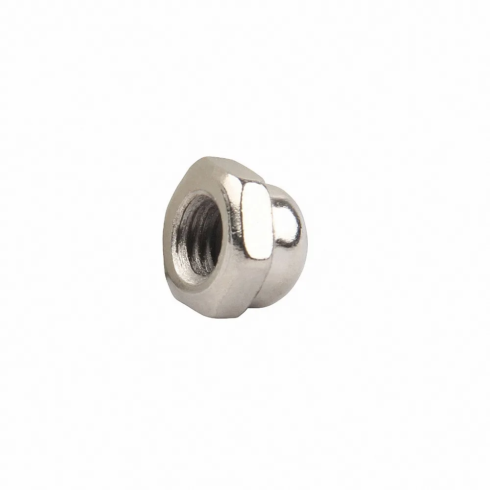 Dome Nuts Nickel Zinc Plated Carbon Steel Acorn Hex Cap Nut M3 M4 M5 M6 M8 M10 M12 For Bolts Screw Stud