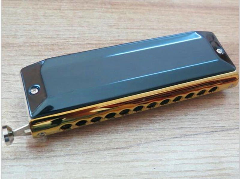 T1248Z Easttop 12 Hole 48 Chromatic Harmonica Brass Comb Alto D Key Armonica Mouth Ogan Professional sound Music Instrumentos