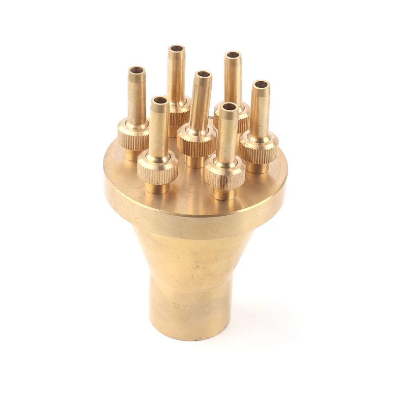 

1pcs 1" 1 1/2" 2" 2 1/2" Center Straight Up Fountain Nozzle Central Main Jet Park Square Garden Artificial Landscaping Copper