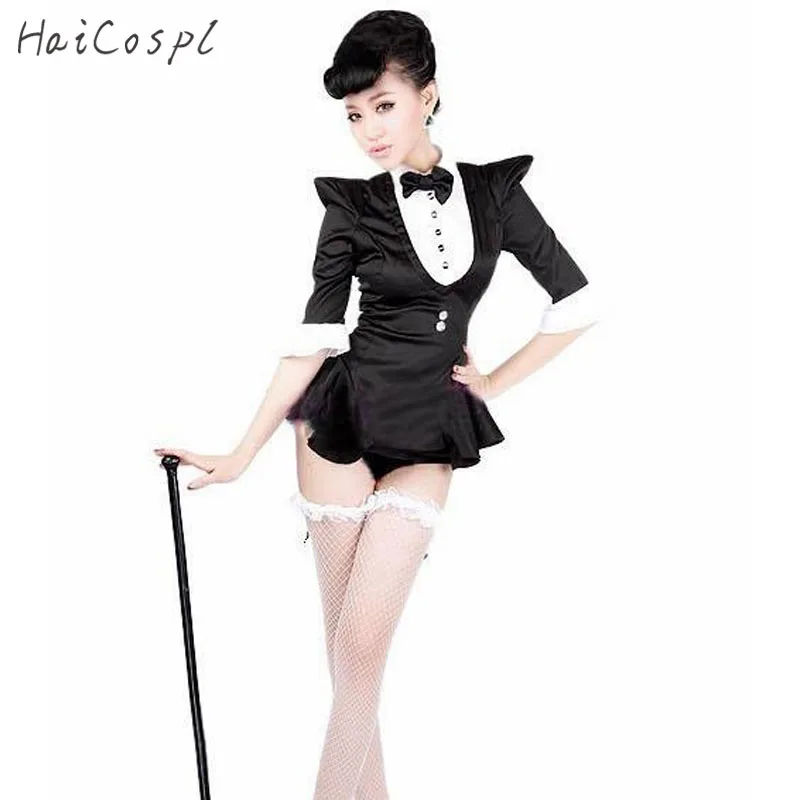 Magician Costume for Girl Tuxedo Cosplay Adult Female Jazz Dance Group Performance School Show Costume for Women Wholesale