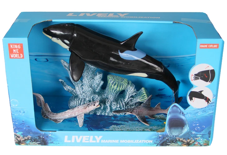 Figurine Baleine Réaliste En PVC – 26 Cm – Jouet Marin éducatif – Déco Et Collection – Cadeau Enfant Ou Collectionneur