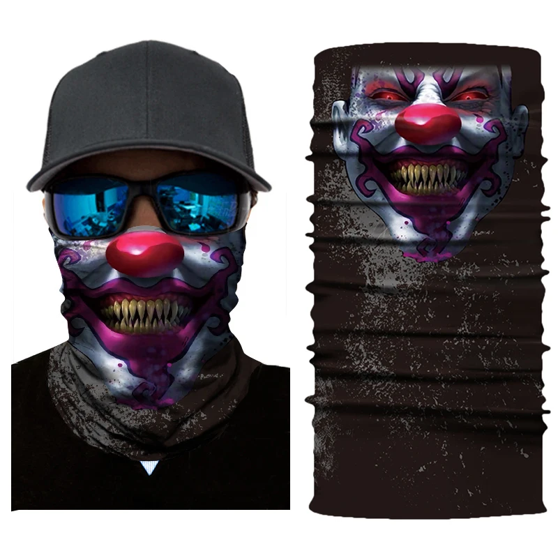 

Ghost Motorcycle Mask Biker Face ShieSld Balaclava Moto Clown Skull Face Masks Ski Cycling Bandanas Mascara Moto Motosiklet Mask