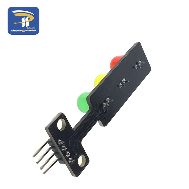 Mini 5V Traffic Light LED Display Module for Arduino Red Yellow Green 5mm LED Mini-Traffic Light for Traffic Light System Model