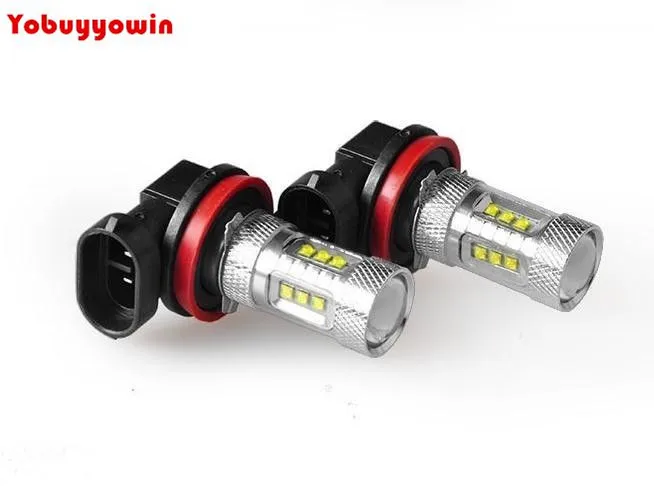 

Bargain! New 2 X 9006 HB4 9005 White 80W 6000K Projection LED Fog Light include Canbus Error Free Load Resistor