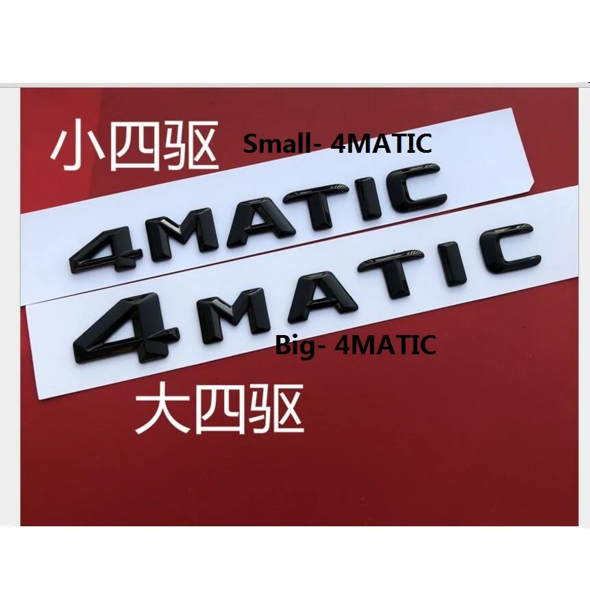 For Mercedes Benz A B C E G S ML SL CL GLA CLA Class AMG 4MATIC 4 MATIC Trunk Lip Lid Chrome Black Letters Emblems Badges