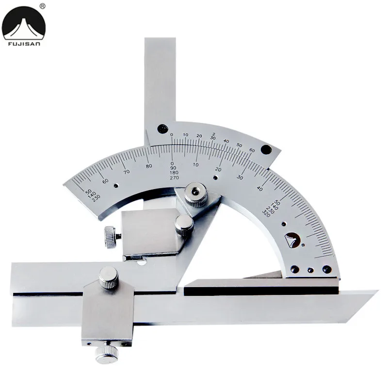 

0-320 Degree Protractor Angle Ruler Universal Vernier Caliper Square Gauge Angle Measurment