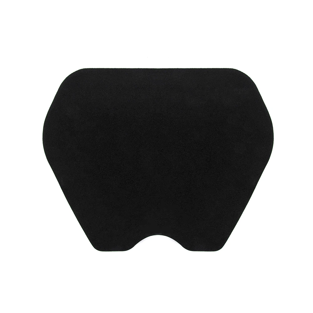 Motorcycle Racing Foam Seat Pad Adhesive 12mm thickness Black Universal Fit