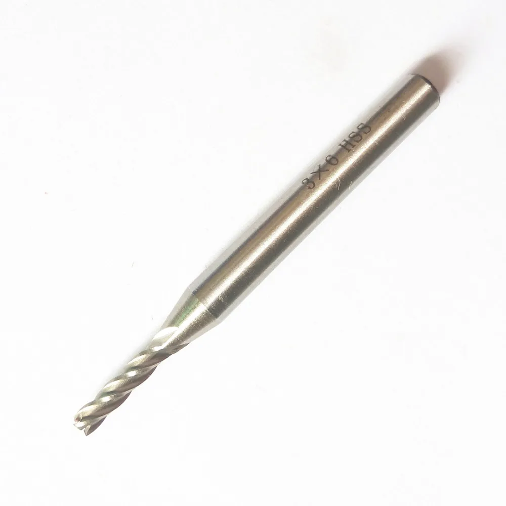 4 Flute cnc hss end mill milling cutter metal milling tools cnc knife cutter dremel drill face endmill 1,2,3,4,5,6mm