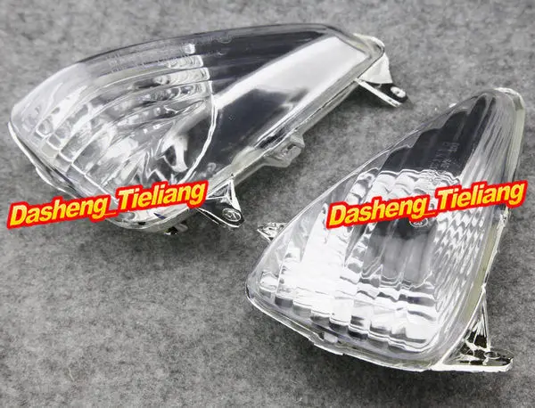 Motorcycle Front Turn Signals Indicator Lamp Blinker Lens Cover for Honda CBF600S VARADERO XL 1000 V 2004-2016 Clear + E-Mark