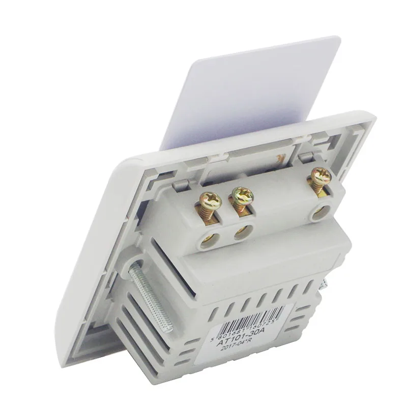 M1 S50 Card Power Switch Energy Saver for Hotel High Frequency 86mm*86mm 30A Wall Switch Insert Card for Power +2 Card