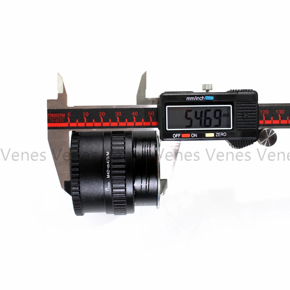 VENES M42-M4/3/M/, Adjustable Macro to Infinity Lens Adapter For M42 Mount Lens to Suit for Micro Four Thirds 4/3 Camera