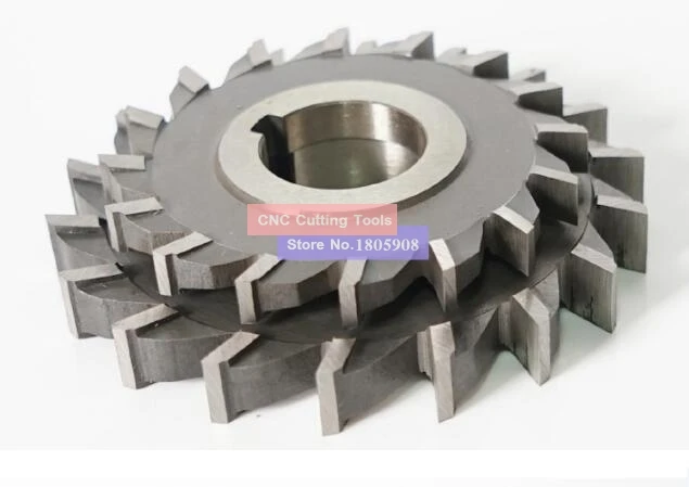 1PCS 50mm 63mm 75mm 80mm 100mm 125mm 130mm 150mm HSS Three Straight Tooth Blade Face Milling Cutter,three edge milling cutter