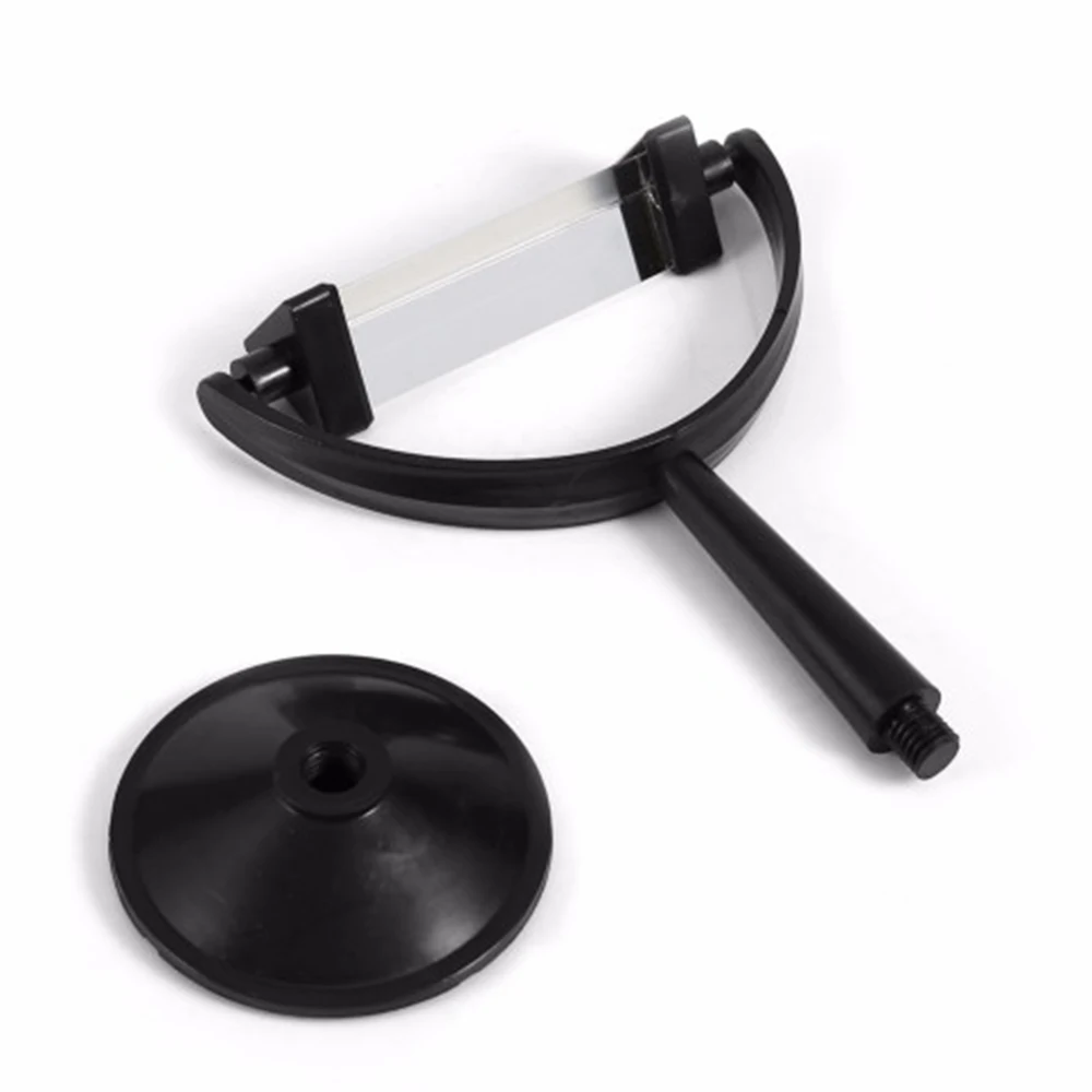 Optical Glass Triple Triangular Prism with Stand Physics Light Spectrum Tool Optical Element Tools Accessories Measuring Tool