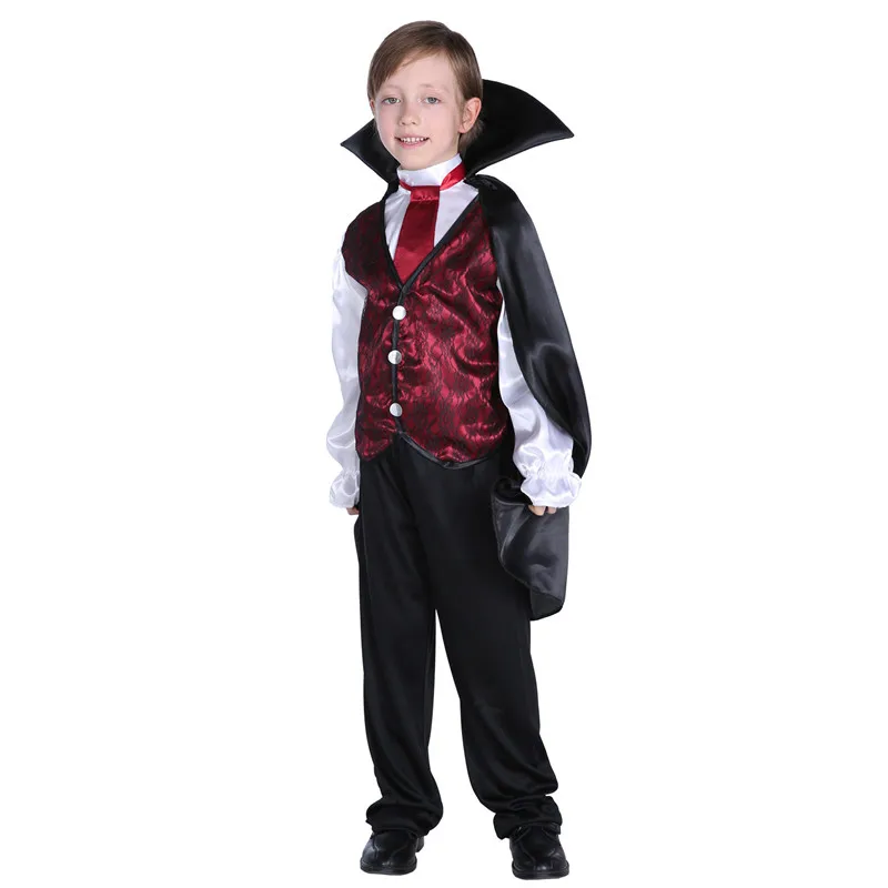 M-XL ragazzi Halloween Vampire Costumes bambini bambini morte Dracula spaventoso Cosplay carnevale Purim Masked Ball Masquerade Party Dress