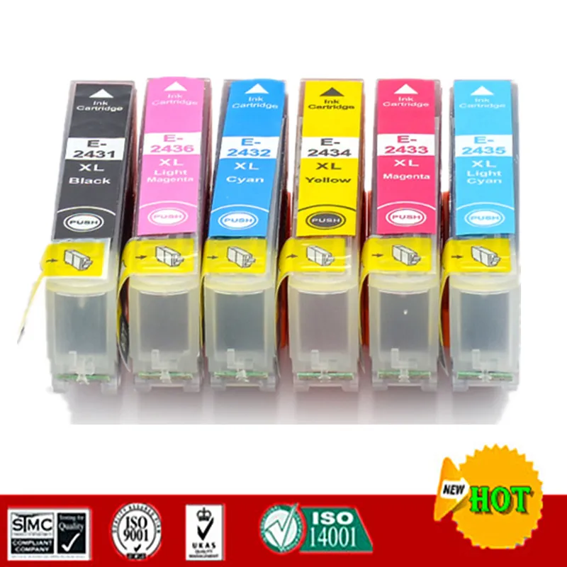 24XL Ink Cartridge For Epson 24XL T24XL T2431 ,For Epson XP-55 XP-750 XP-760 XP-850 XP-860 XP-950 XP-960 XP-970 etc