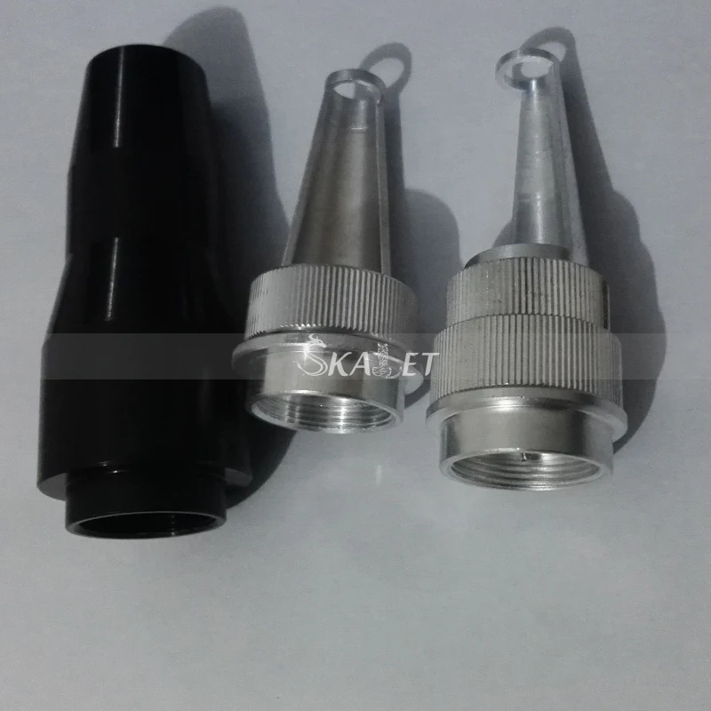 Hottest  Q Switched nd yag laser tip head new type 532+1064 nm laser nozzles free shipping