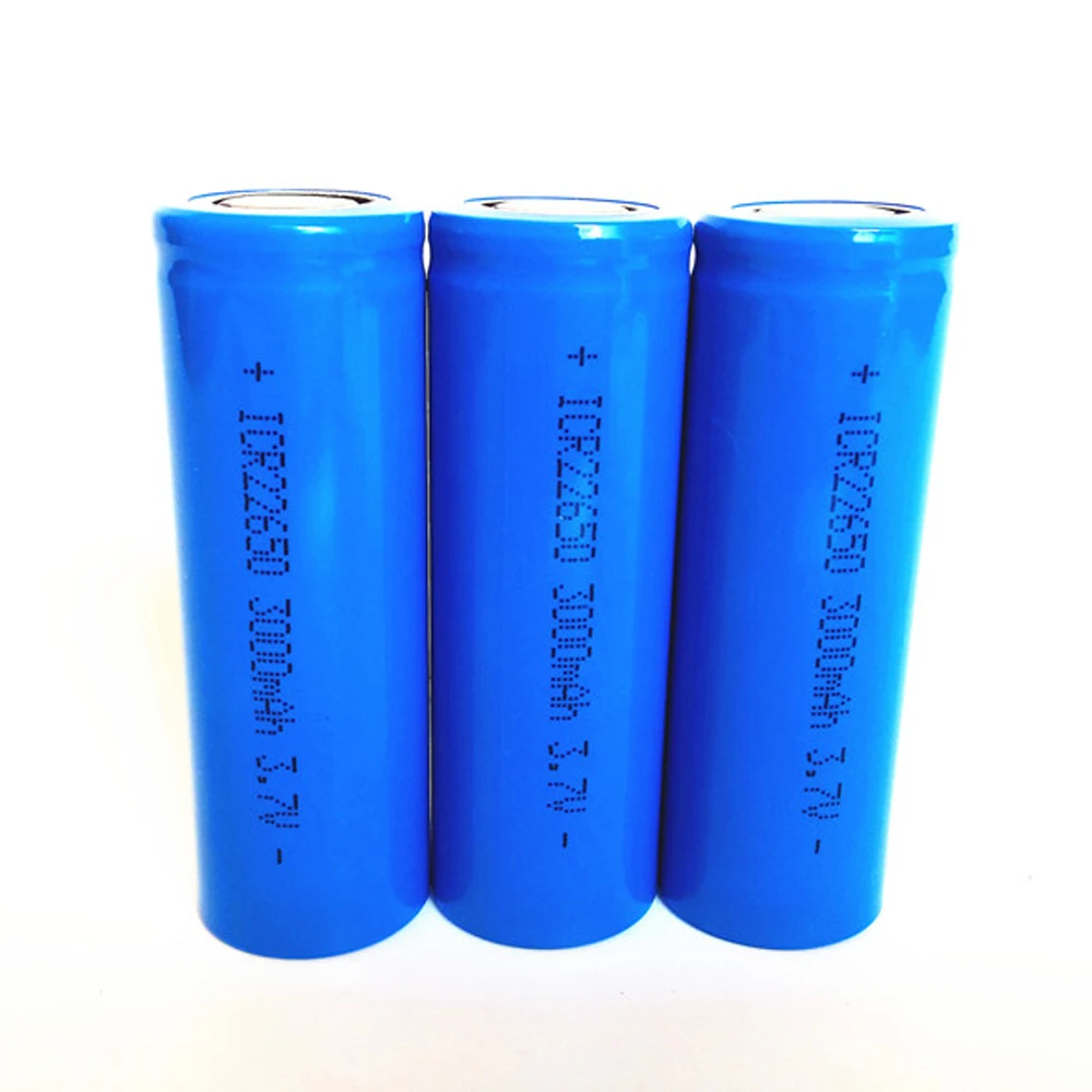 Soravess-bateria de íon icr22650, 3.7v, 22650, 3000 mah, recarregável, lítio, para alto-falante, lanterna led
