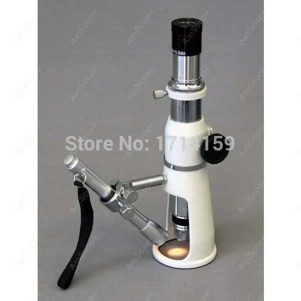 Measuring Shop Microscope-AmScope Supplies 20X-50X-100X Measuring Shop Microscope + 3MP Camera