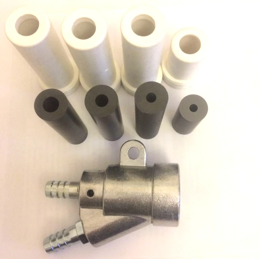 Sandblasting Gun kit with various Blasting Nozzles Holder(35mm-80mm)