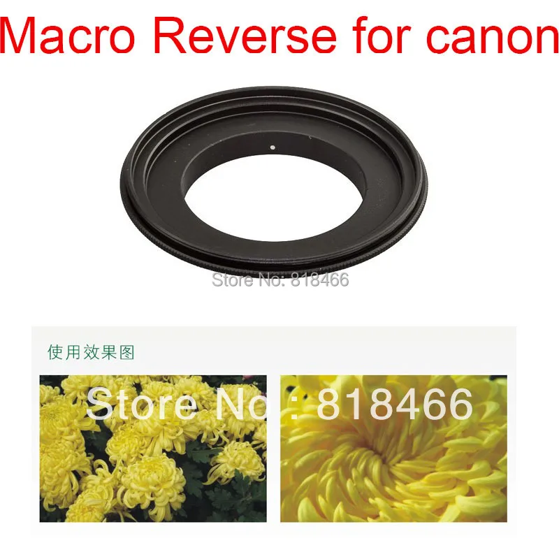 10pcs/lot  62mm Macro Reverse lens Adapter Ring for CANON EOS EF Mount 550d 650d 60d