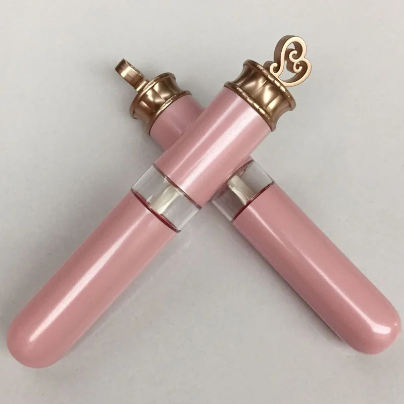 Rosa Krone Leere Lipgloss Rohre Lip Balm Flasche Container Schönheit Werkzeug Mini Nachfüllbare Flaschen Probe Lip Make-Up-Tool 20 teile/los