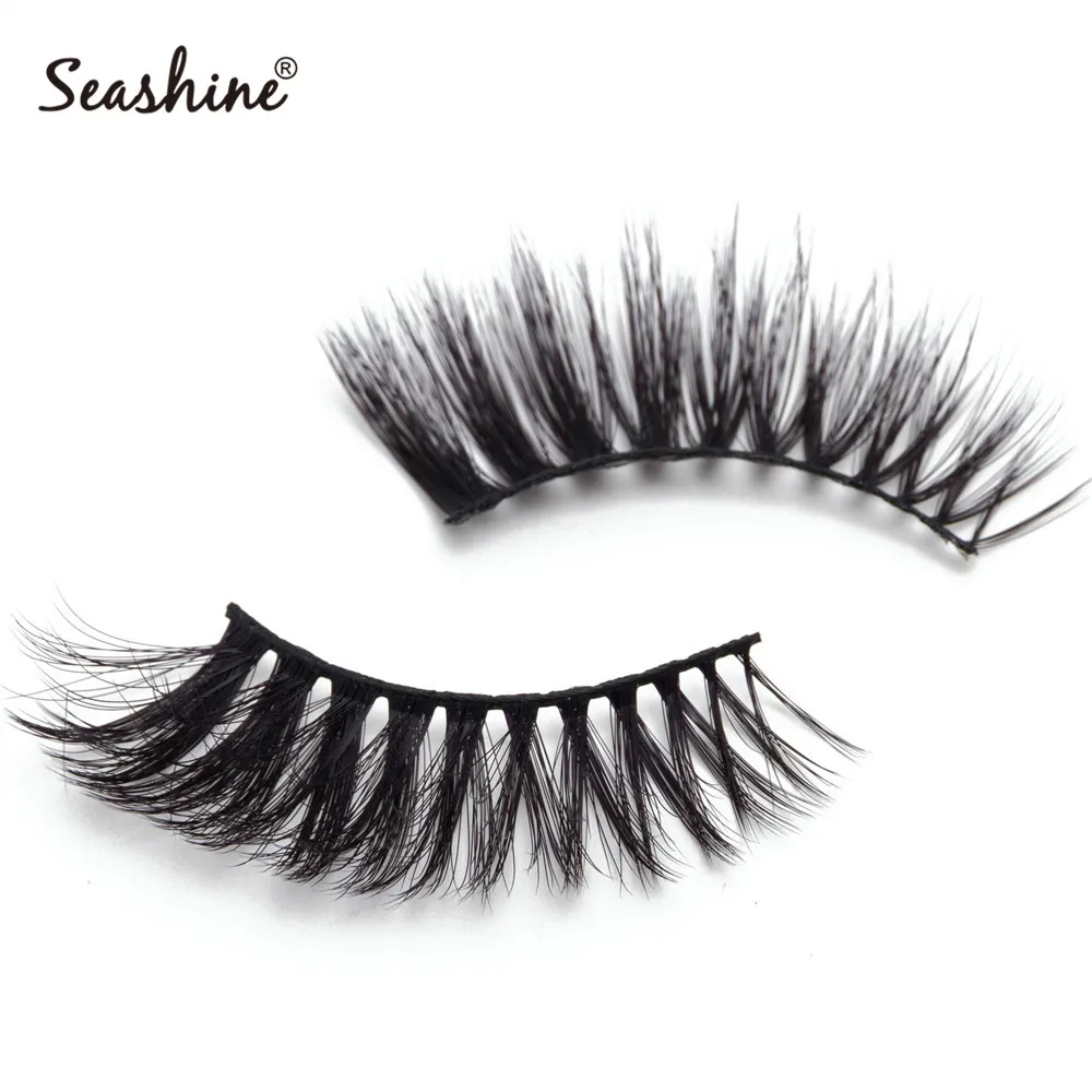 Seashine 10 Pairs Natural False Eyelashes Fake Lashes Long Makeup 3D Mink Lashes Eyelash Extension Mink Eyelashes For Beauty