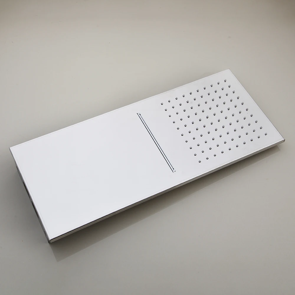 Imagem -04 - Kemaidi-chuveiro do Banheiro Rainfall Square Aço Inoxidável Wall Mount Overhead 8